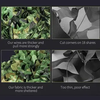 

Hunting 2m*3.0m 3.0m*3.0m Cover Military Green Woodland Forest Net Hunting Accessories 3size 3.0m*4m Oxford Camouflage 2MX3.0M
