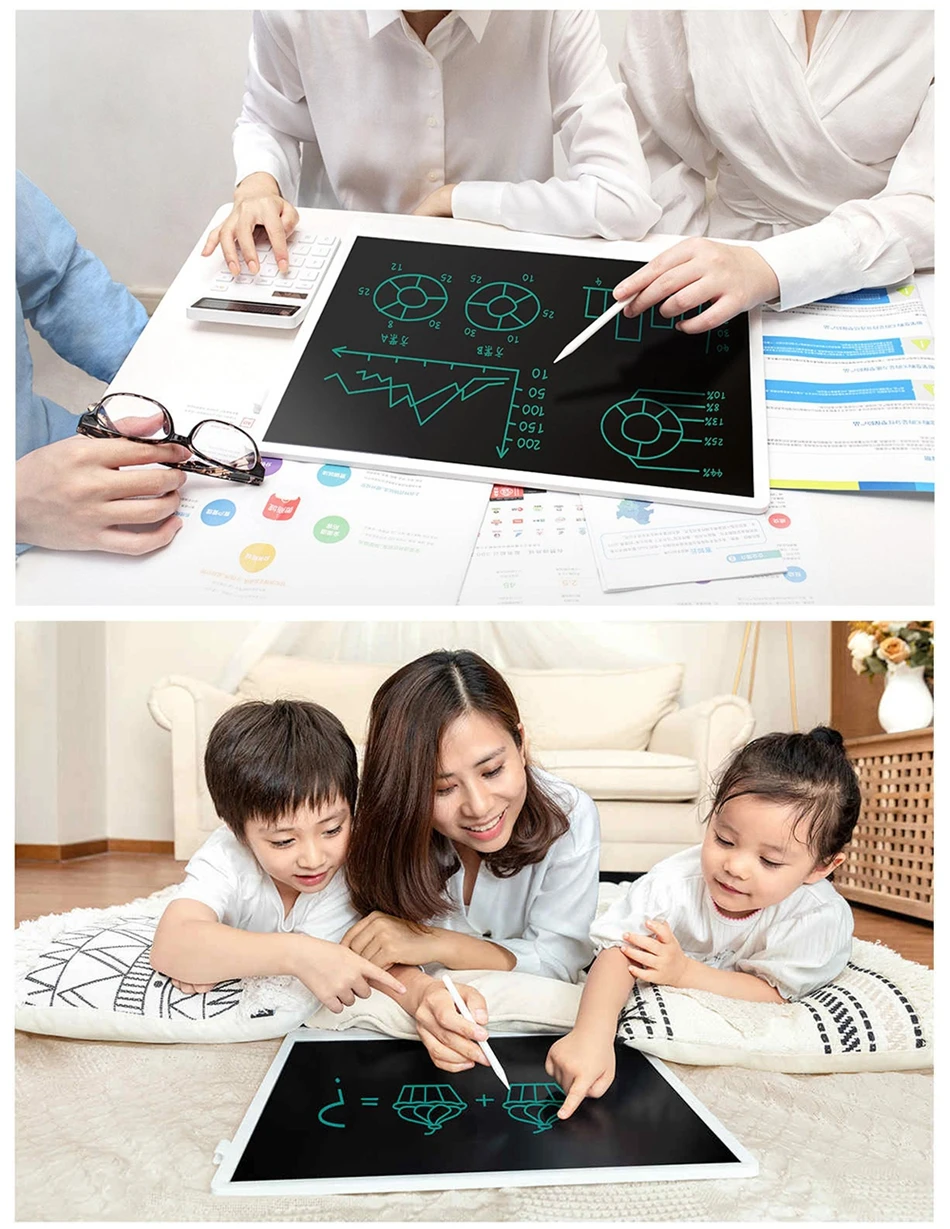 Xiaomi Mijia Smart Writing Board Drawing Writing Table LCD Screen Digital Graphic Tablets Early Education Toys With Magnet Pen