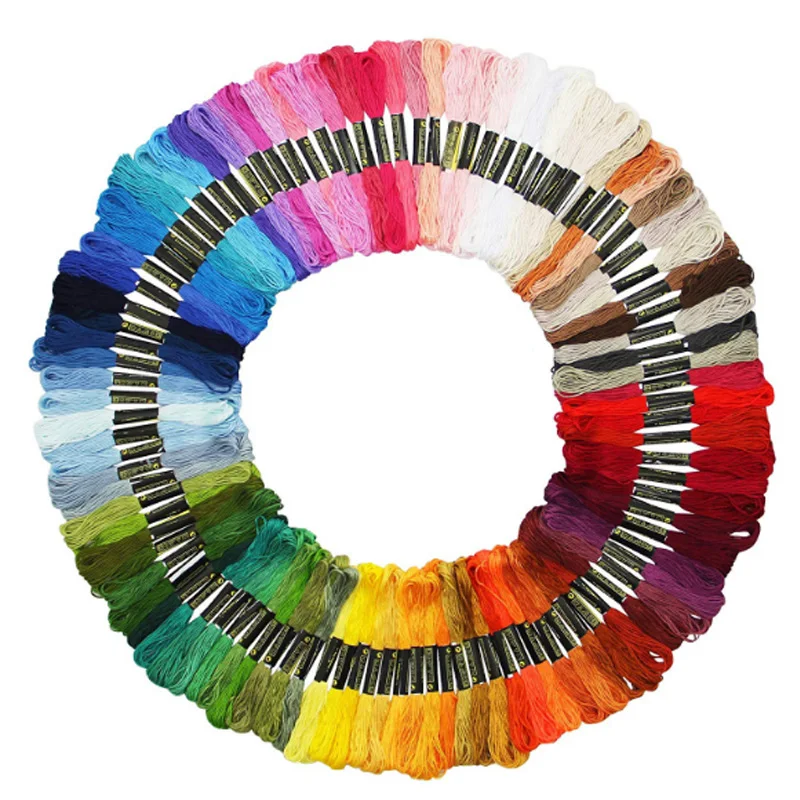 Cross stitch 200/100/50 anchor similar to cross cotton thread embroidery floss sewing twisted line process Hogard | Дом и сад