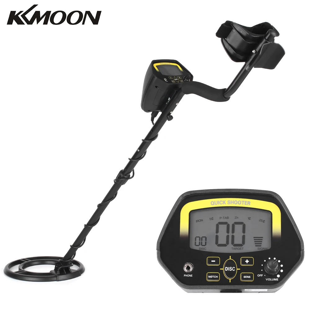 KKmoon LCD Display MD3030 Metal Detector Gold Digger Treasure Hunter with Adjustable Sensitivity Waterproof Search Coil