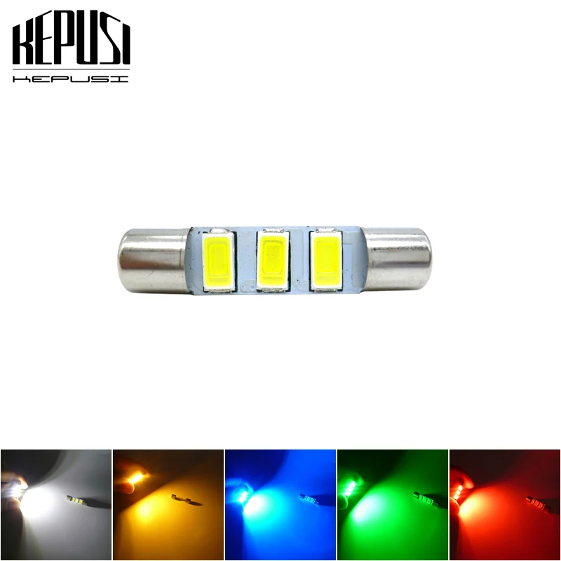 Светодиодная лампа-гирлянда 3SMD 6614F 6612F лампа для салона автомобиля зеркала под