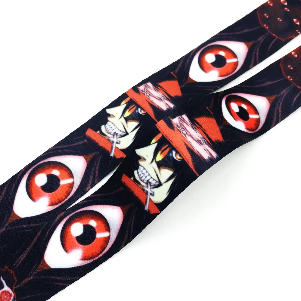 Hellsing Lanyard Mobile Phone Strap Keys Iphone ID Card VIP Pass Lanyard Keychains Gift