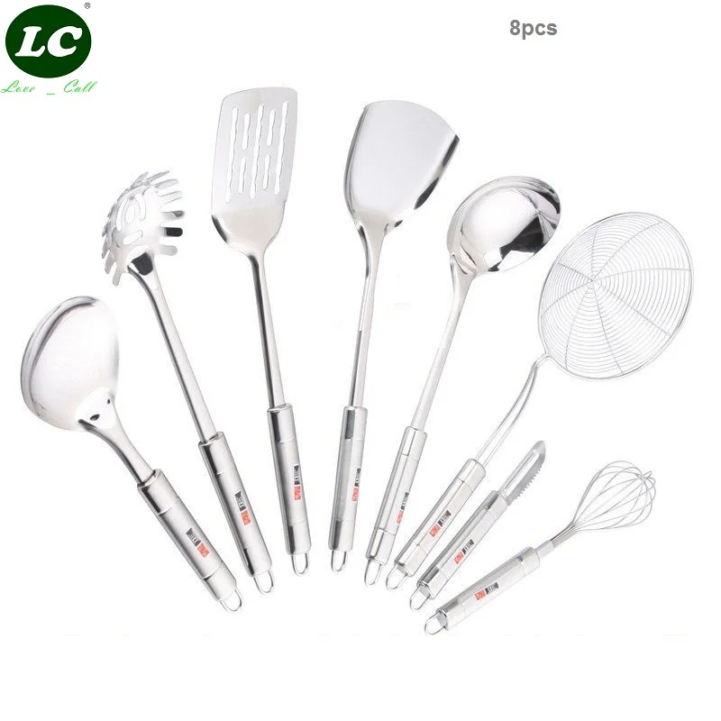 8PCS Cooking Tools Set Inox Kitchenware set Spatula Spoon Kitchen
