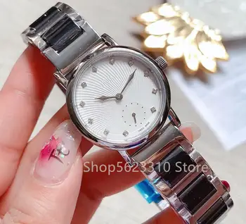 

Top Luxury Women white black Ceramic Watch crystal Quartz Wristwatch Female Clock Fashion Multi-function Chronograph watch