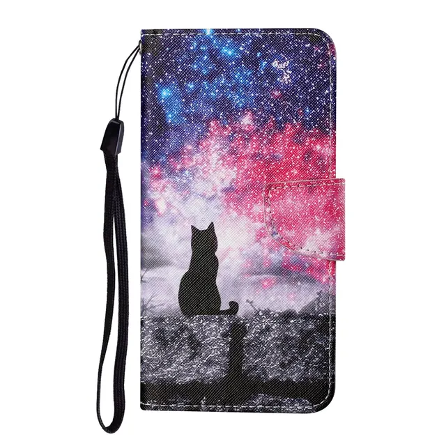 Stylish Lovely Cat Leather Case for Samsung Galaxy