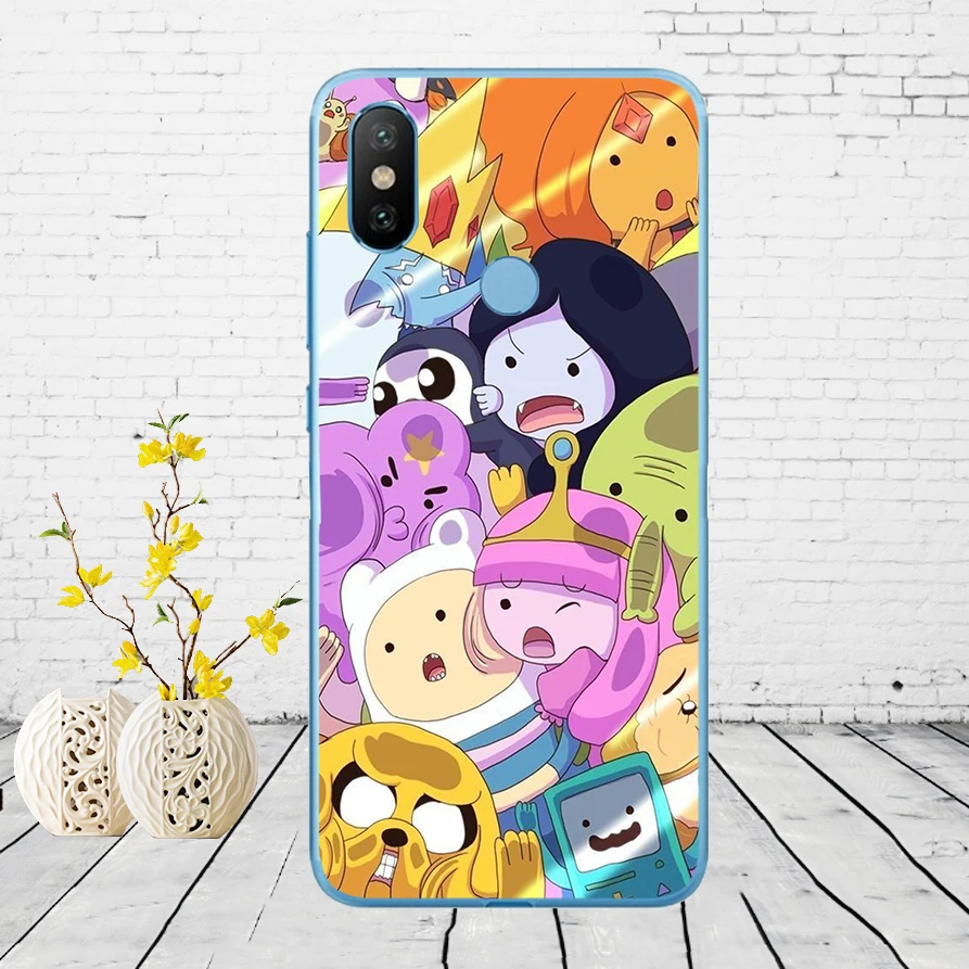 02 adventure time cute Beemo BMO Джек Финн Lumpy Мягкий силиконовый чехол для Xiao mi Red mi 6 6a mi 8 a2 lite note 5 6 pro 7 Case