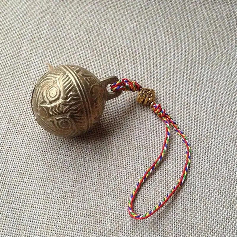 Camping Bear Bell 37mm Hot Varieties Chinese Tibetan Bells Tiger Gift Bell Head Brass