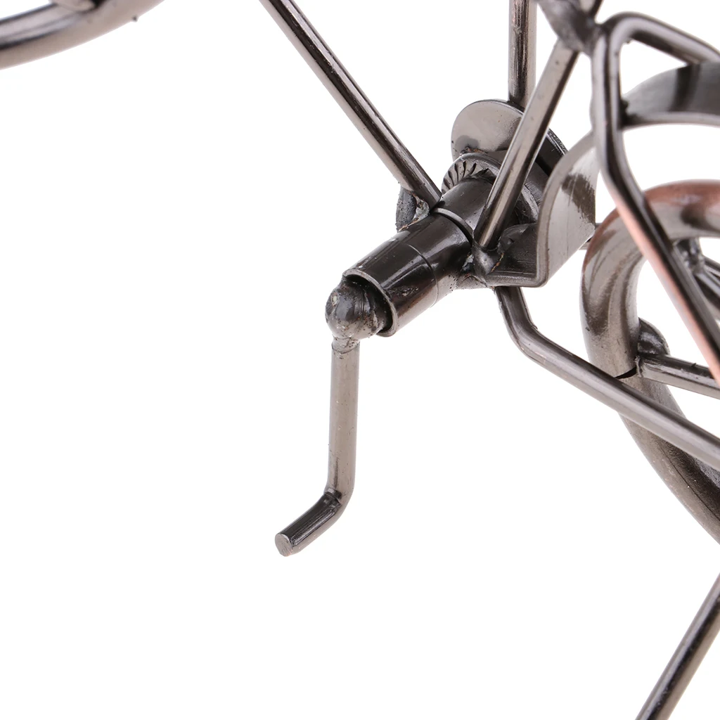 Metal Sculpture Retro Classic Handmade Iron Bicycle Unique Art Ornaments