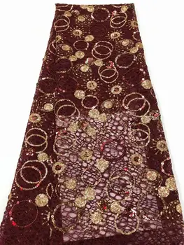 

special hand print gold color glued glitter lace fabric on sale glued glitter mesh embroidery lace for evening dress FR1123
