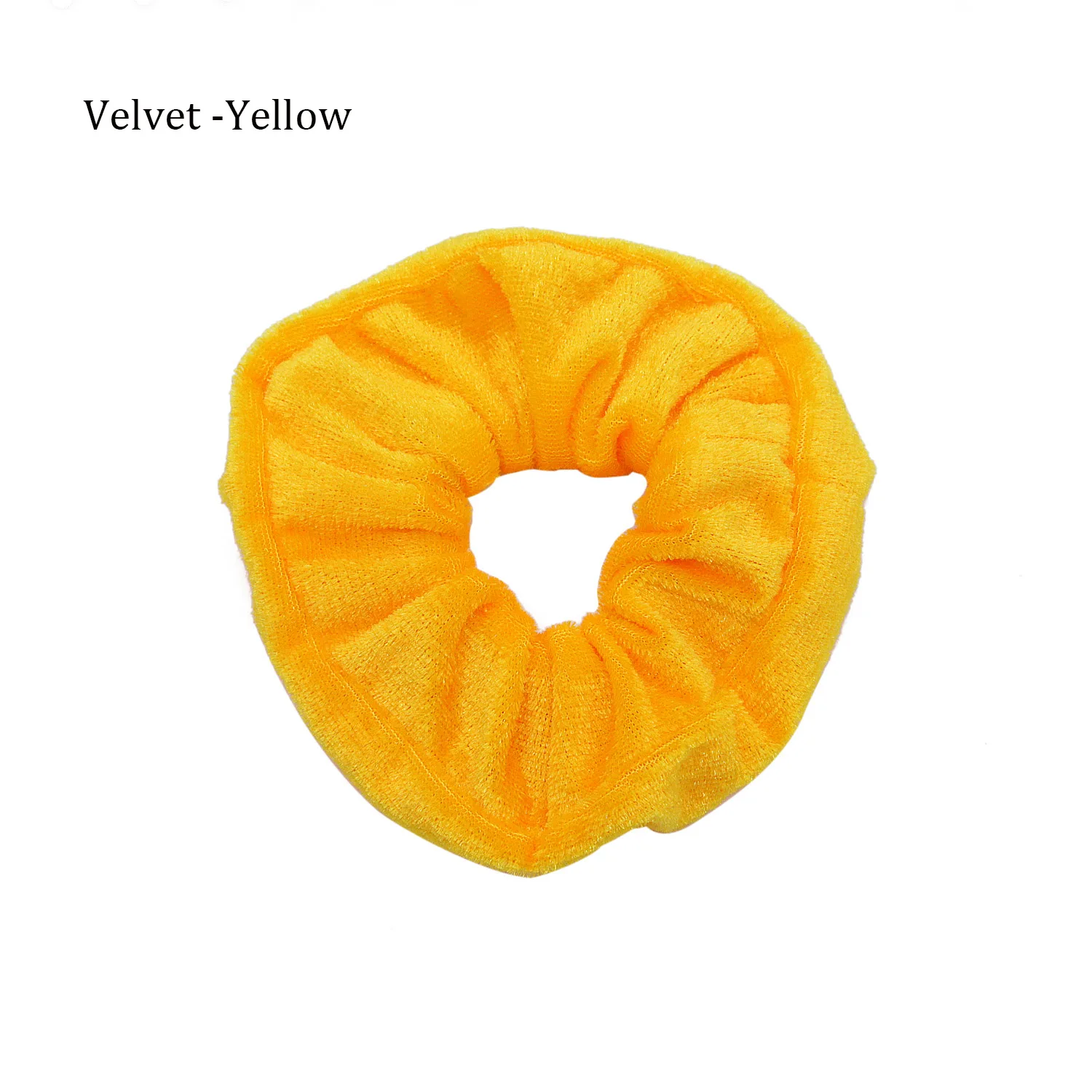 Velvet -Yellow Резинка для волос, резинка для волос, резинка для волос, держатель для хвоста, жемчужные бусы, женские резинки для волос, аксессуары для женщин - Цвет: Velvet -Yellow
