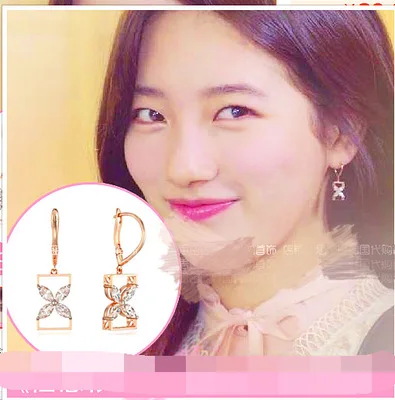 5 стилей Suzy Bae vagabond Drama TV корейские серьги для женщин модные девочек горячая
