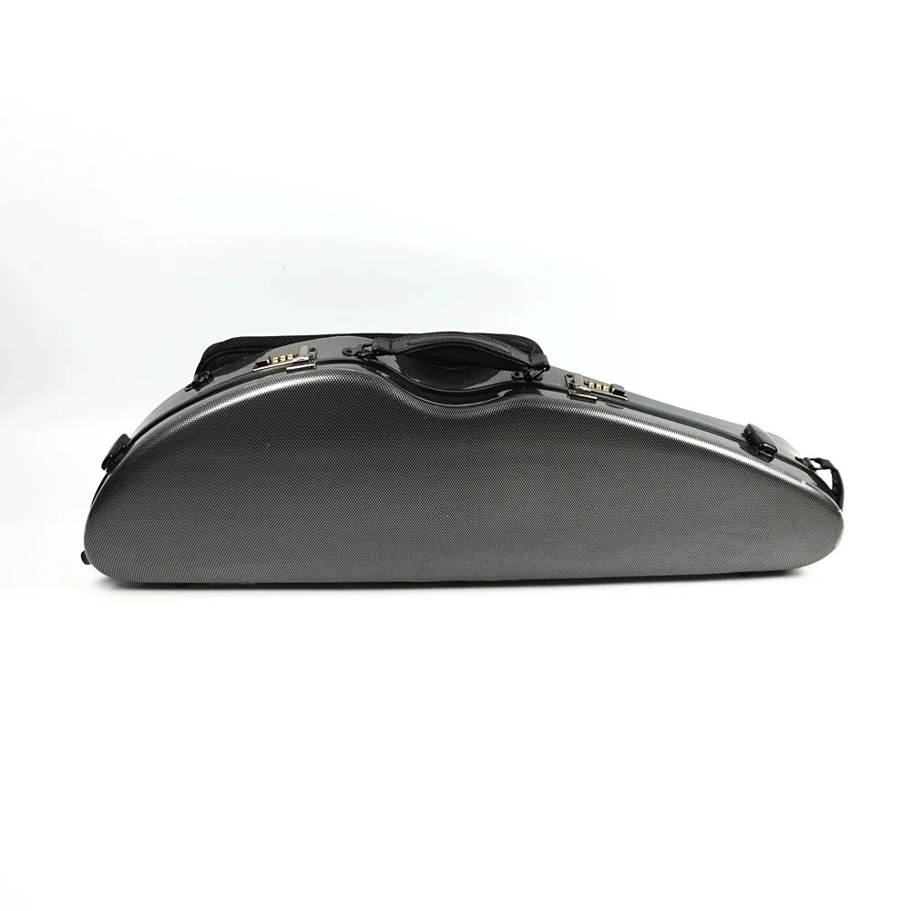 violin case 4/4 with music sheet bag coded lock carbon fiber violin