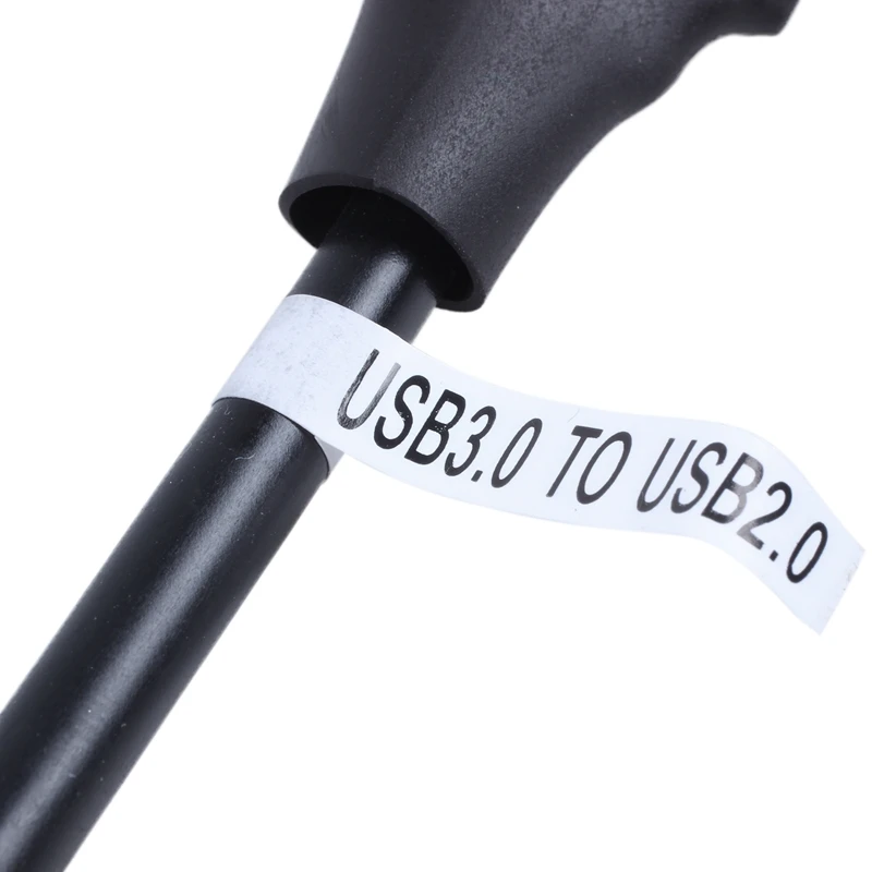 Черный USB 2,0 9 контактный разъем для USB 3,0 20 контактный разъем кабель разъем адаптера