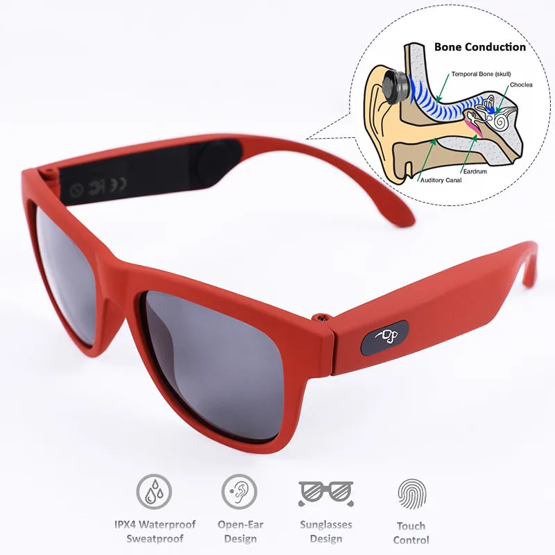 BoneConductionBluetoothSmartSportSunglassesWirelessStereoMusic