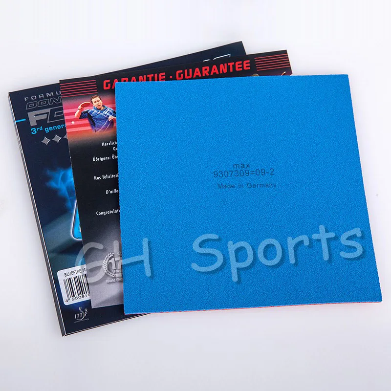 Оригинальная губка для настольного тенниса Donic Blue fire M1/M2/M3 Bluefire Pips in BLUE прочная