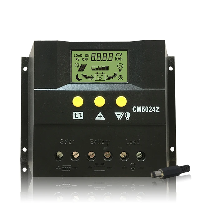 Контроллер заряда солнечной батареи 50 А CM5024Z CM5048Z 12/24В/48В PWM для зарядки ЖК-дисплей
