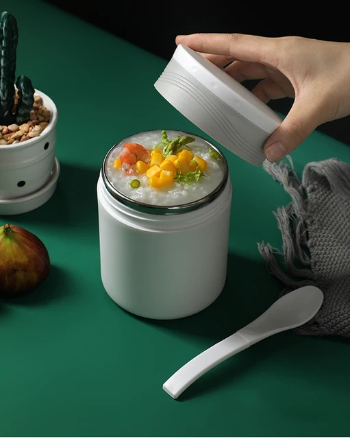450ml Office School Food Container Soup Holder Outdoor Insulated Lunch Box