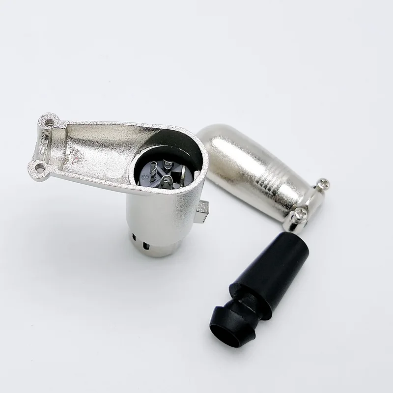 3pin правый угол XLR разъем Женский XLR микрофон разъем для 6 мм диаметр кабеля 6 шт