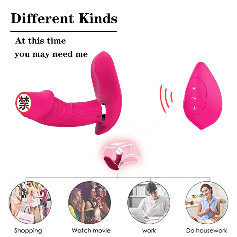 Вращающийся на 360 градусов Вибрационный носимый фаллоимитатор вибратор взрослые