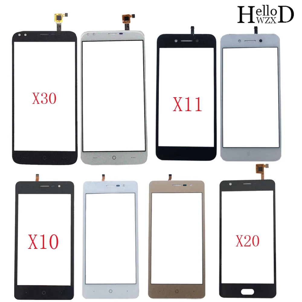 Мобильный сенсорный экран панель для Doogee X10 X11 X20 X30 сенсорный экран дигитайзер Панель переднее стекло датчик 3 м клей салфетки