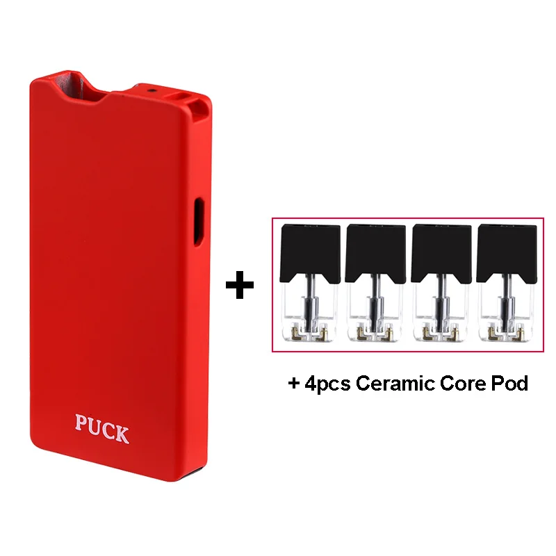 with Ceramic pod Demon Killer PUCK MOD kit 0,7 мл Керамика/PCTG ядро pod электронная сигарета Vape коробка мод Vape ручка VS JC01 pro W01 комплект - Цвет: with Ceramic pod