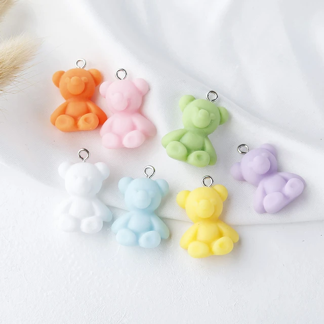 10Pcs Kawaii Cute Animal Cat Charms Pendants For Jewelry Making Bracelets  Necklace Earrings Making Resin Flat Back Cabochon C295