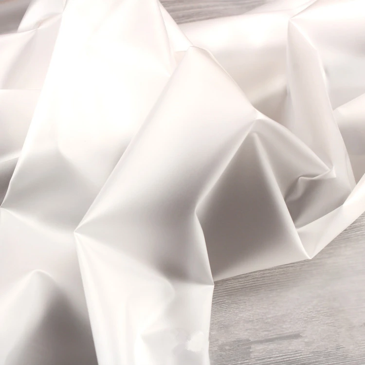 

New TPU Translucent Fabric Super-perspective Clothing Windbreaker Waterproof Thin Crystal Wrapped Plastic Cloth Other