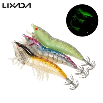 

3/5PCS 12cm 21g Wobblers Fishing Shrimp Lure Prawn Squid Bait Hard Artificial Carp Fishing Lure Set with Jigs Hook Lead De Pesca