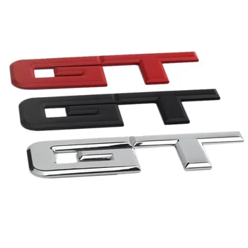 

3d Gt Logo Car Sticker Fashion Car Decor Sticker For Ford Mustang Focus Mk 1 2 3 7 Mondeo Car Styling