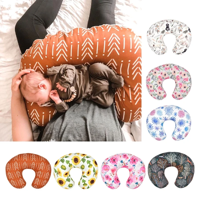 

Newborn Baby Nursing Pillows Cover Maternity U-Shaped Breastfeeding Pillow Slipcover Infant Feeding Waist Cushion Case