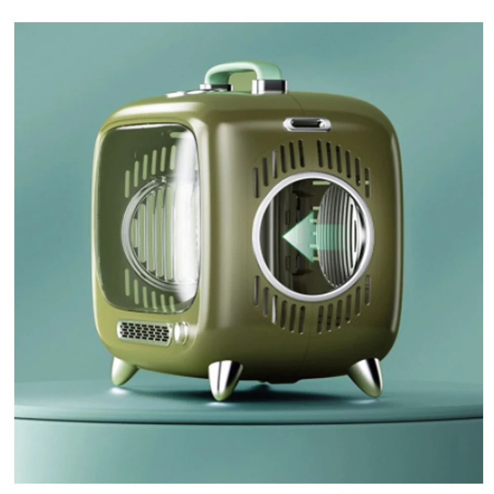 Fashion TV Cat Backpack Portable Carrier For Cat Moving Travel Space Breathable Kitten Window Transport Bag Carrying For Pets