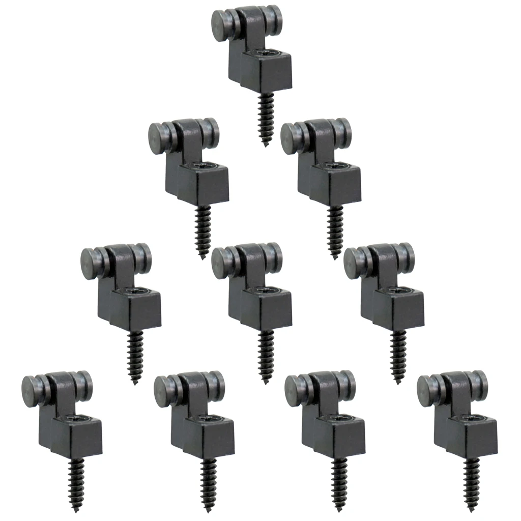 10x Metal String Retainer Roller Tree for Fender Type ST SQ Electric Guitar Replacement