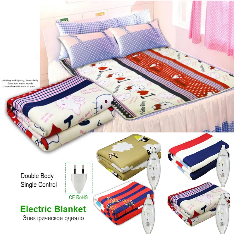 220v Electric Heated Mattress Dual Body Single Control Thermostat Electric Blanket Heating Blanket Warm Electric Blanket