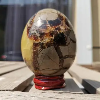 

360-380g Natural septarium stone egg specimen mineral stones egg