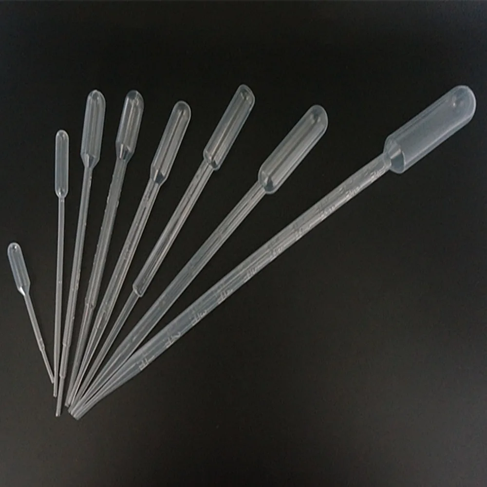 Set of 10 0.2ML Transparent Pipettes Dropper Disposable Home & Hobby