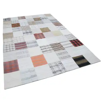 

202x302 Cm Multicolor Handmade Rugs Patchwork Rug-7x10 Ft
