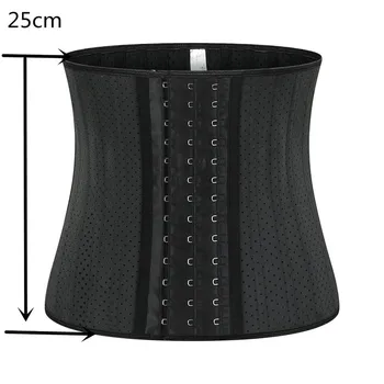 

Big Sizes 6XL Latex Waist Trainer Shapers Corset Slimming Belt Underbust 25 Steel Boned Hot Body Women Shapewear Black Beige