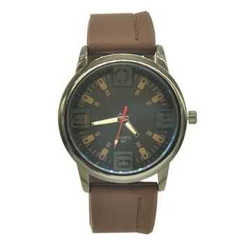 

Mens Casual Silicone Band Big Plate For Large Number Wrist Watch Men Sports Watch Quartz Wristwatch Male Watches