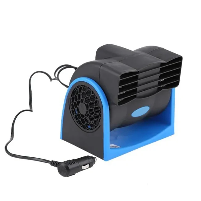 Personal Space Cooler Portable Air Conditioner 12V Portable Car Conditioning Fan Blue