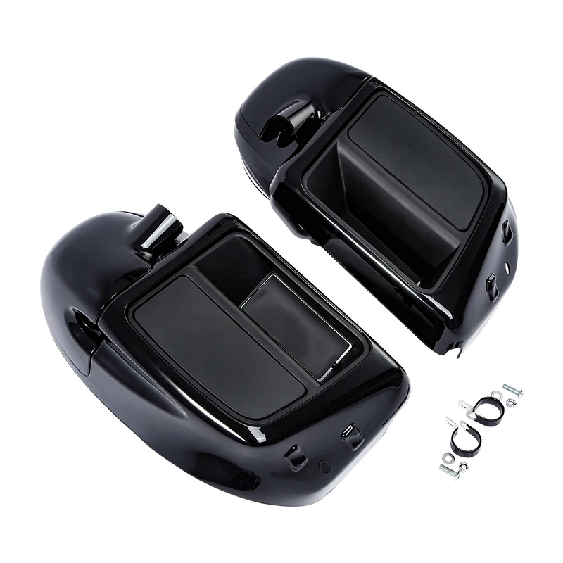 Motorcycle 6.5" Speaker Box Lower Vented Fairing Leg For Harley Touring Electra Glide Road King Street Glide