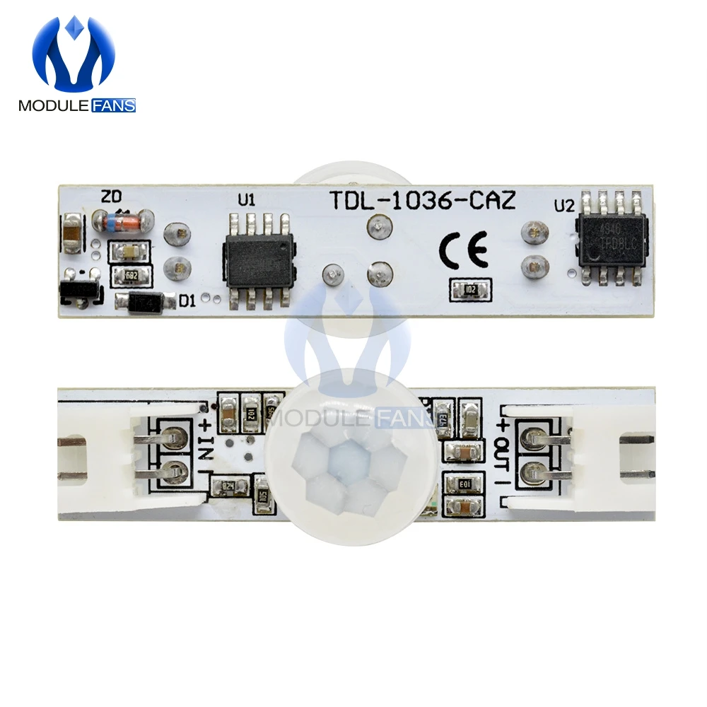 Мини-переключатель датчиков детектора светодиодный ПИР ИК инфракрасный датчик движения автоматическое освещение переключатель световой модуль управления доска