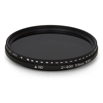 

Fader Variable ND Filter Adjustable ND2 to ND400 Neutral Density for Camera Lens DU55