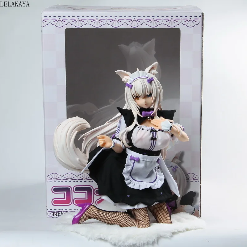 Родной вязка NEKOPARA Chocola & ванильное кокосовое горничная вер. Масштаб 1/4 ПВХ экшн