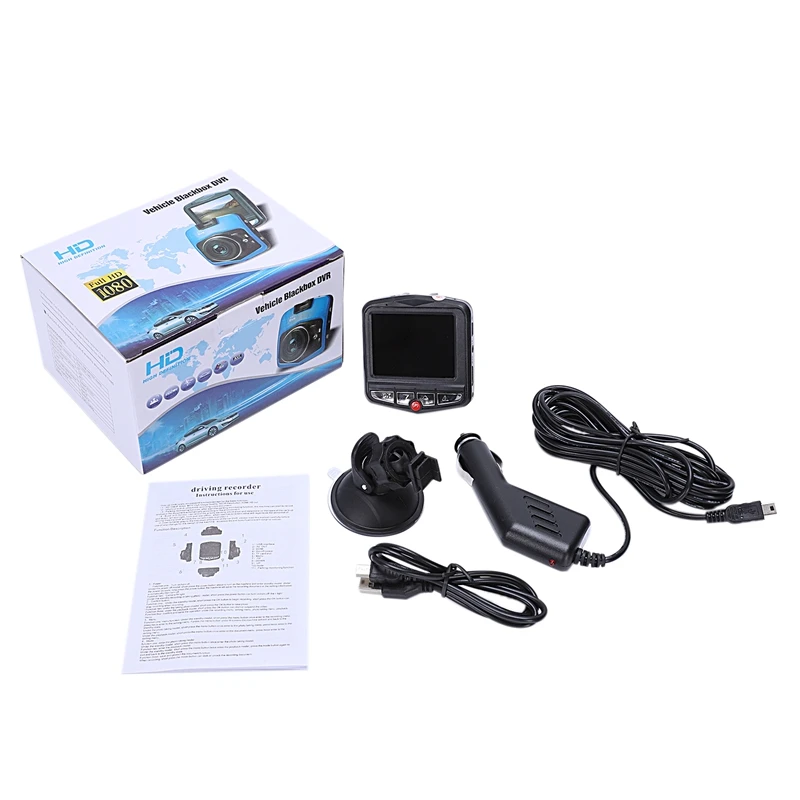 Новая мини Автомобильная Dvr камера Hd 2," Full Hd 1080P видео регистратор g-сенсор видеорегистратор
