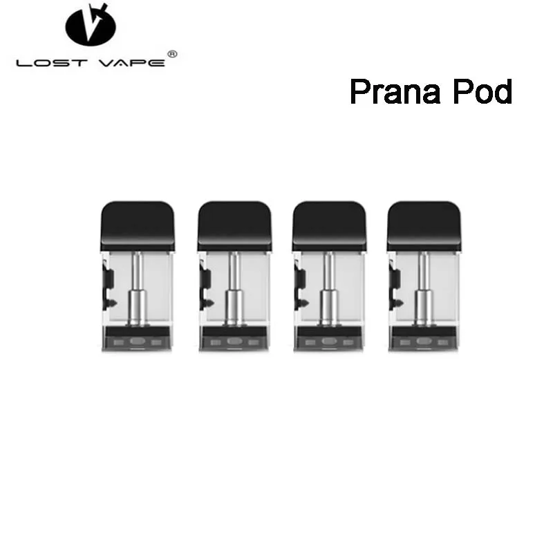 4 шт./лот оригинальный Lost Vape Prana Pod картридж 1 мл fit 1.2ohm / 1.4ohm катушки сбоку