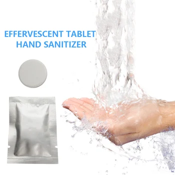 

1/10/50/100pcs Effervescent Tablet Hand Sanitizer Foam Disinfectant Aloe Vera Smell Effective Decontamination Sterilization