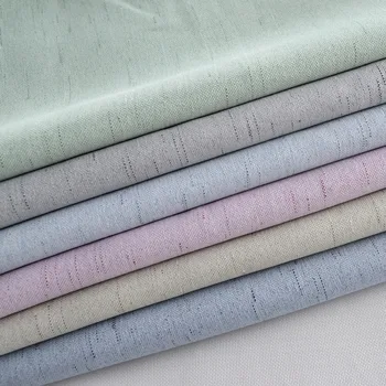 

Nordic Shade Curtains for Living Dining Room Bedroom Fabric Polyester Imitation Linen Blackout Curtains