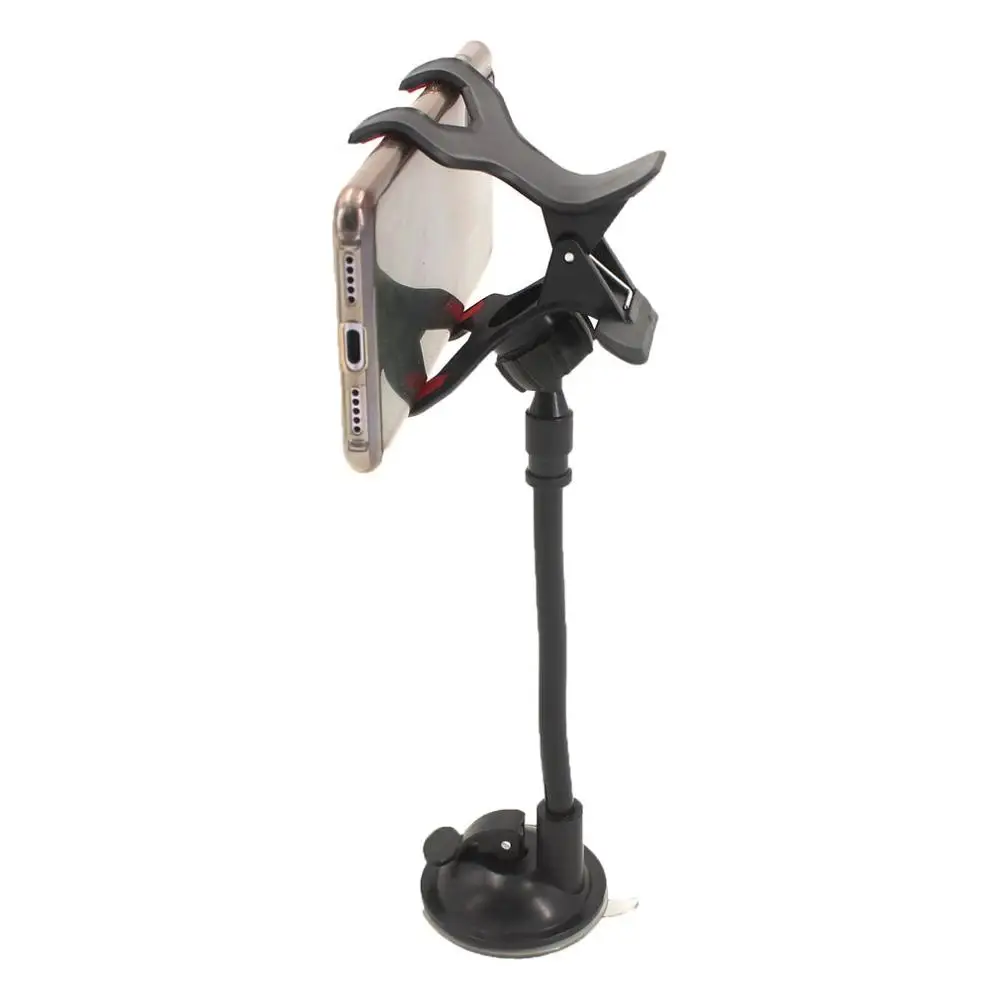 

New Universal Non-slip Bracket Stand Soft Tube Mobile Phone Holder Windshield Car Mount Holder for Smart Phone Navigation