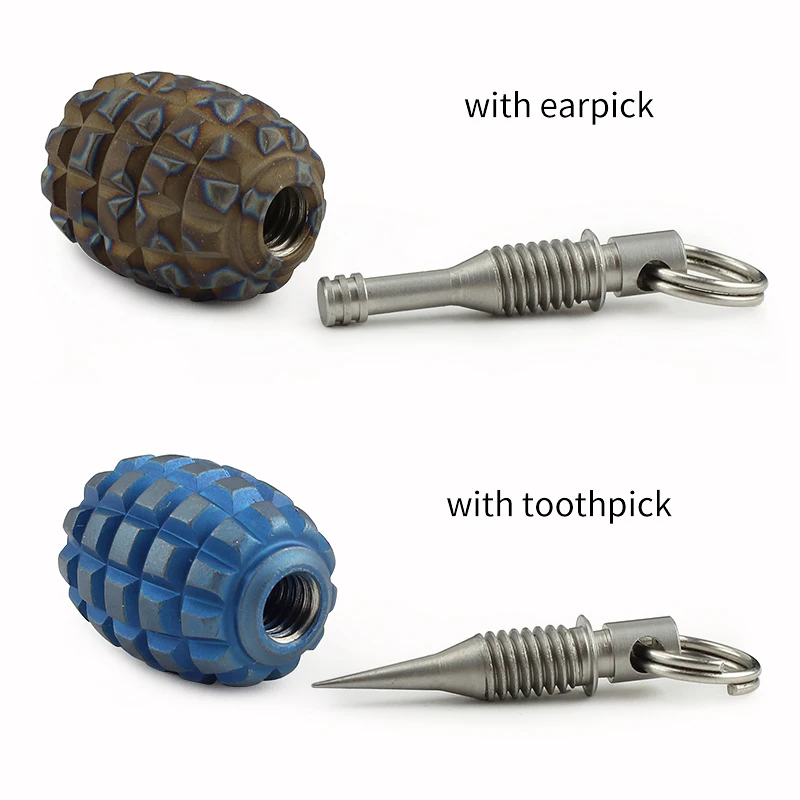 

New 1PCS Light Weight Titanium Toothpick Outdoor Tool Titanium Alloy Accessories Toothpicks Earpick Gifts
