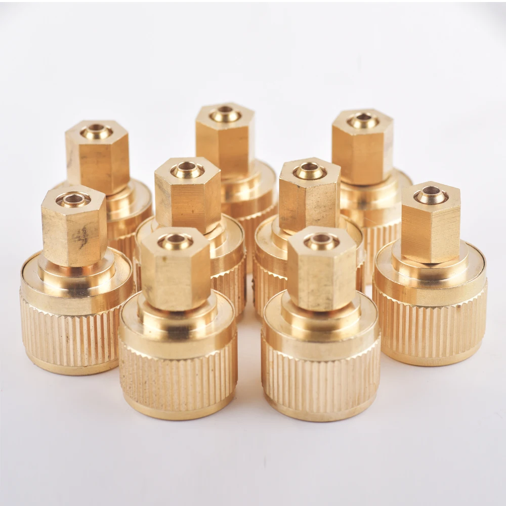 Pure Brass Faucets Standard Connector Washing Machine Gun Quick Connect Fitting Pipe Connections 1/2 "3/4" 16mm 4/7mm Hose